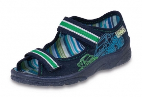 20-969X073 MAX JUNIOR GRANAT AUTO sandały, sandałki kapcie, obuwie dziecięce profilaktyczne Befado 25-30