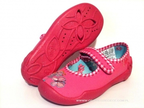 1-114X018 BLANCA różowe balerinki czółenka dziewczęce kapcie-buciki obuwie dziecięce Befado  25-30