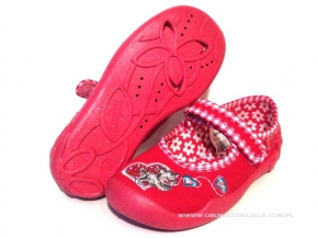 1-114X021 BLANCA różowe balerinki czółenka dziewczęce kapcie-buciki  obuwie dziecięce Befado  25-30