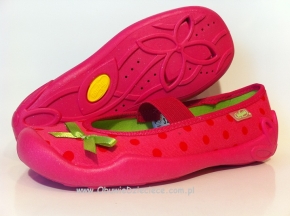 21-193Y026 BLANCA różowe balerinki czółenka dziewczęce kapcie buciki obuwie dziecięce buty Befado  31-36