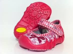 0-109P070 SPEEDY j.różowe kapcie buciki czółenka obuwie dziecięce poniemowlęce Befado  18-26