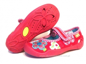 1-114X050 BLANCA różowe balerinki czółenka dziewczęce kapcie-buciki obuwie dziecięce  Befado
