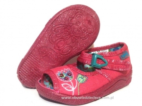 01-915P026 KOALA różowe kapcie buciki sandały sandałki obuwie : WKŁADKI SKÓRZANE : wcz.dziecięce  Befado  20-25