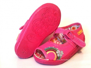 01-915P028 KOALA różowe kapcie buciki sandały sandałki : WKŁADKI SKÓRZANE : wcz.dziecięce  Befado  20-25