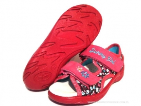 20-065X035 różowe sandałki - kapcie dziecięce SUNNY Befado