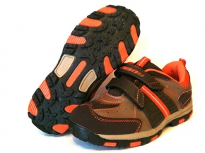 24-U257A brązowo/pomarańczowe obuwie sportowe dziecięce Hasby