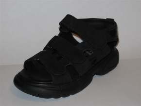 12-nd-105 czarne sandały chłopięce