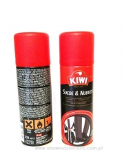 11-01124 Kiwi suede & nubuck czarny renowator odświerza kolor i chroni przed wilgocią buty z zamszu i nubuku