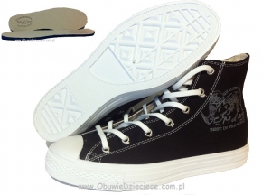 4-43-650cz MUFLON czarne wysokie trampki buty, obuwie sportowe polskiego producenta Renbut Muflon 36-40