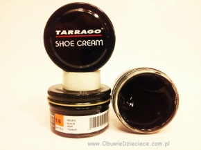 12-CREAM18 black Shoe Cream Tarrago 50ml - czarna pasta, krem do obuwia, do skór licowych - TARRAGO ES