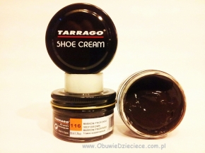 12-CREAM116 deep brown Shoe Cream Tarrago 50ml - b.ciemny brąz pasta, krem do obuwia, do skór licowych - TARRAGO ES