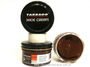 12-CREAM111 old leather Shoe Cream Tarrago 50ml - średni brąz pasta, krem do obuwia, do skór licowych - TARRAGO ES