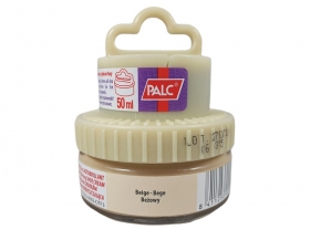13-PC19 PALC KREM BEŻOWY do obuwia, Shoe Cream neutral słoik z aplikatorem i gąbką 50ml - bezbarwna pasta woskowa nabłyszczająca do skór lico