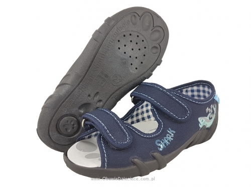 20-33-378S GRANAT REKIN : WKŁADKI PROFILAKTYCZNE skórzane: sandałki - sandały profilaktyczne na rzepy kapcie obuwie dziecięce renbut  26-30