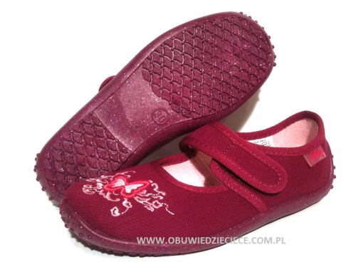 1-352X097 NELLY c.różowe balerinki czółenka-buciki obuwie dziewczęce Befado  25-30