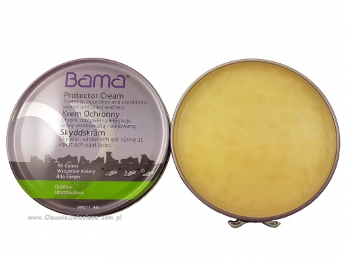 13-A41 BAMA ALL COLORS  Procector Cream 100ml - bezbarwny krem do obuwia, do skór licowych woskowanych i olejowanych - BAMA DE