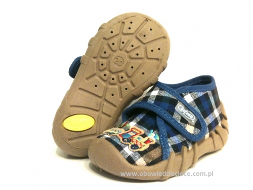 0-112P058 SPEEDY kapcie buciki obuwie dziecięce na rzep poniemowlęce buty dla dziecka Befado  18-26