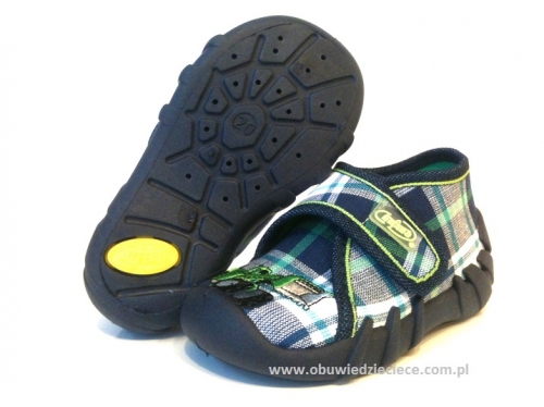 0-112P063 SPEEDY kapcie buciki obuwie dziecięce na rzep poniemowlęce Befado  18-26