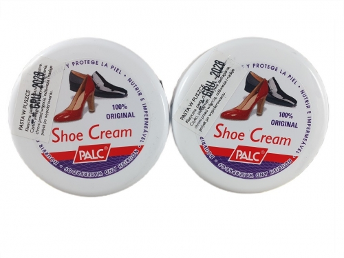 13-PC2512 GRANATOWA PASTA KRYJĄCA  DO WSZELKIEGO RODZAJU SKÓR GŁADKICH PALC SHOE POLISH 50 ml zestaw 2 sztuk