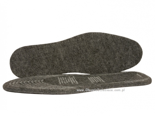 92-BB62 filcowe ciepłe damsko-męskie wkładki do obuwia do wycinania  36-46  Bisbut
