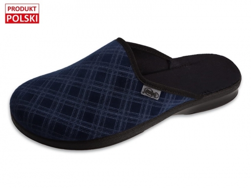 7-548M050 LEON GRANAT klapki, kapcie, pantofle domowe męskie Befado 39-46