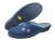 62-219D481 ANIA GRANATOWE z haftem kapcie-klapki pantofle profilaktyczne damskie Befado